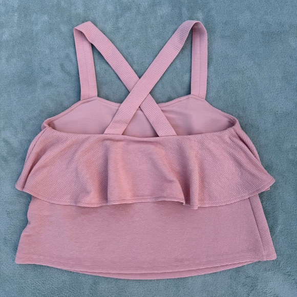 Madewell texture and thread tiered tank top - Picture 4 of 7